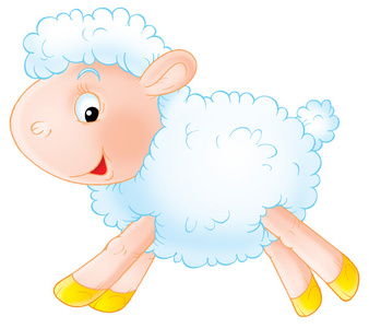 简单小羊羔画图片