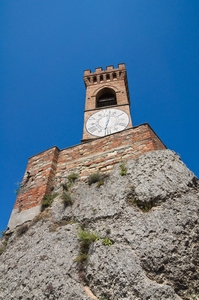 钟楼。brisighella。艾米利亚罗马涅。意大利