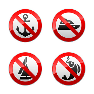 设置禁止的标志钓鱼