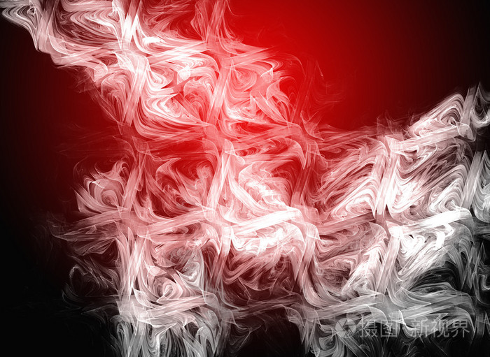 红色背景抽象设计红色和白色