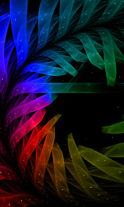创意背景颜色与彩虹效果图片