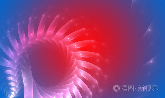 蓝色和红色的抽象背景淡出效果