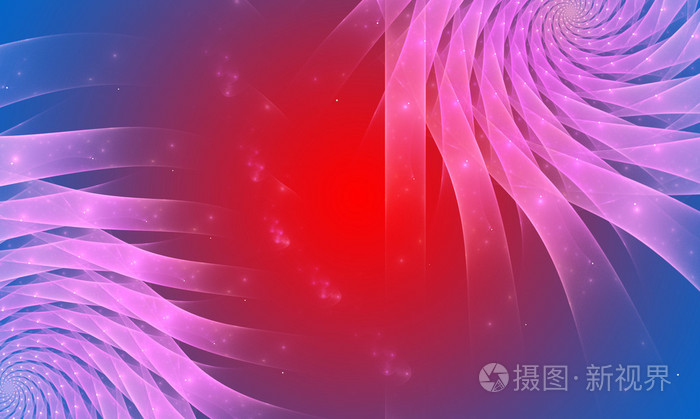 蓝色和红色的抽象背景淡出效果