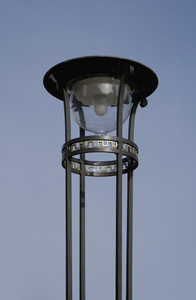 圆形灯罩路灯图片