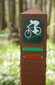 山地自行车标志