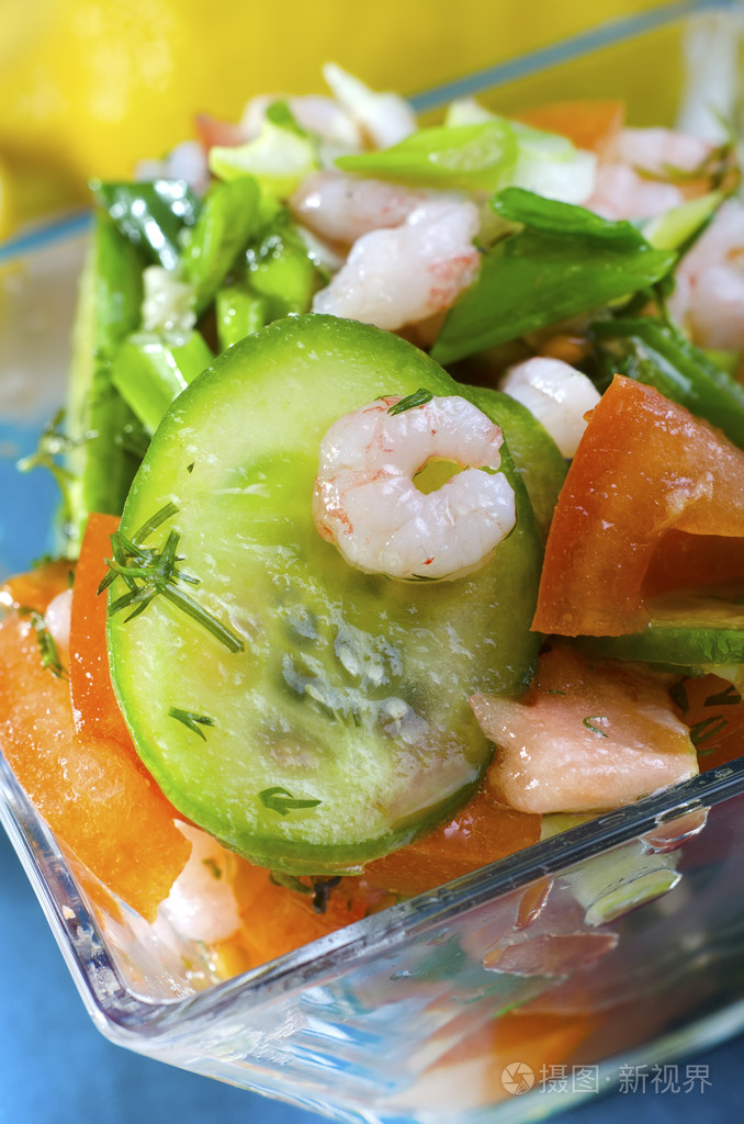 虾仁沙拉