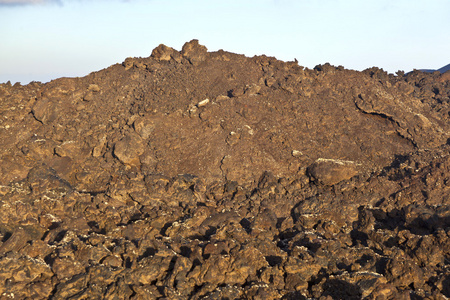 在国家公园帝曼法雅的火山石