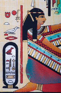 埃及纸莎草纸的片段