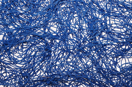 蓝色电缆