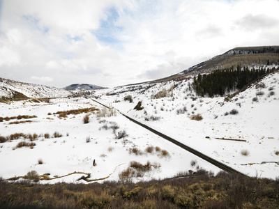 科罗拉多州冬季风景图片