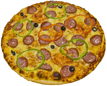 萨拉米香肠披萨