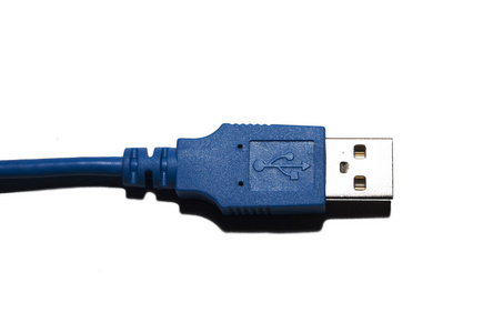 蓝色 usb 连接器