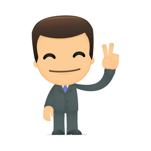 可爱的卡通老板照片