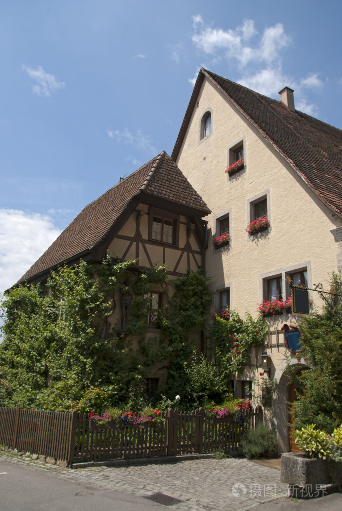 德国的花园的房子