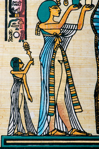 埃及历史概念与纸莎草纸