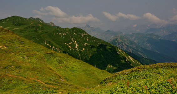 阿布哈兹的山