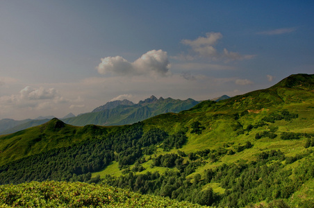 阿布哈兹的山