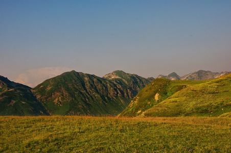 阿布哈兹的山