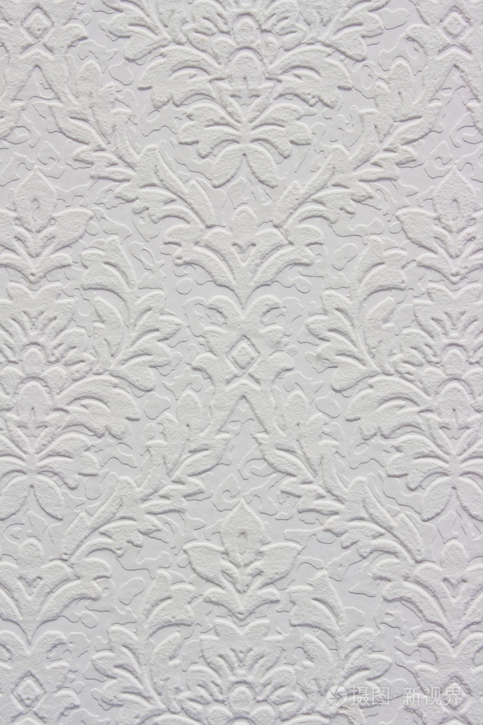 复古白色花纹壁纸