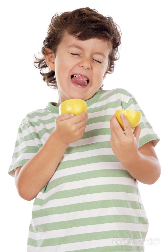 吃柠檬