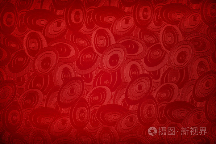 红色椭圆背景