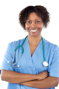 非洲裔美国女人医生