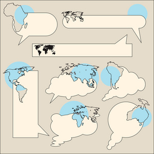 文本气球大陆图片
