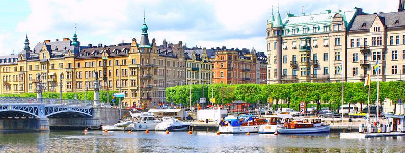 斯德哥尔摩的全景