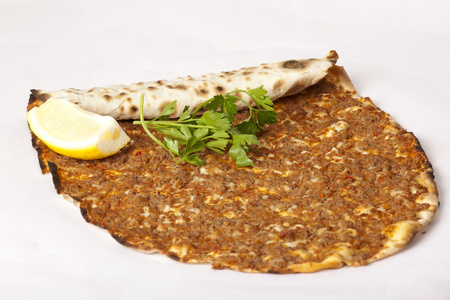 美味的土耳其比萨 lahmacun