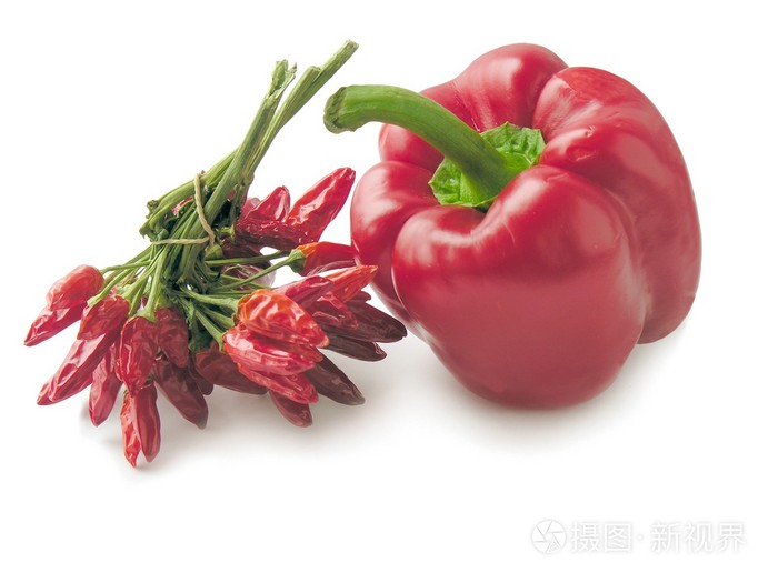 红辣椒和辣椒青椒