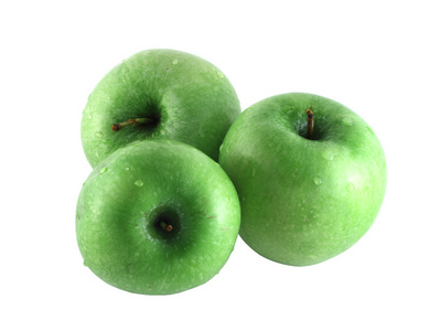 三个绿苹果