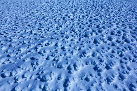 蓝色雪背景