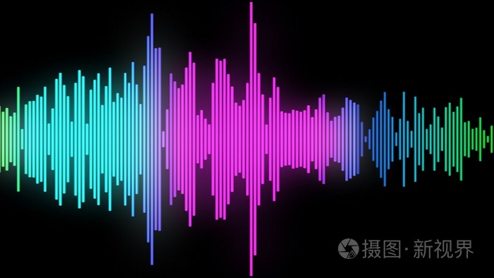 音频频谱辉光 04