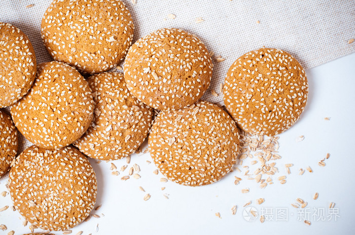 芝麻饼干