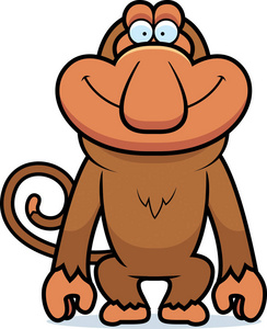 长鼻子动物卡通图片