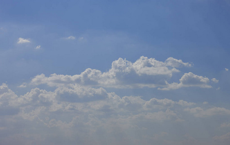 天空中的云彩，明亮的秋日