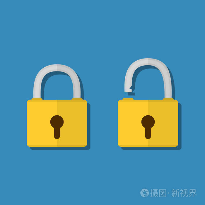 锁开启和关闭的锁