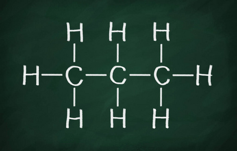 丙烷结构模型