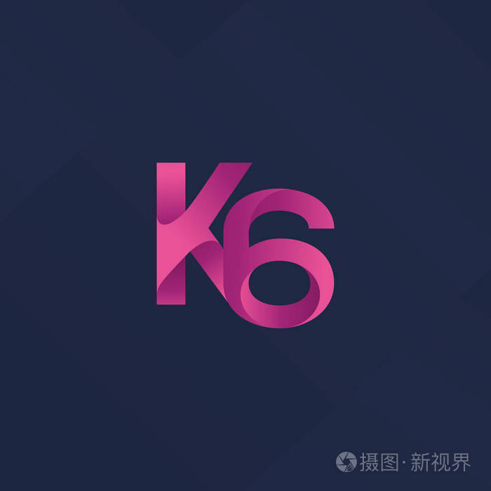 字母 K 和数字标识