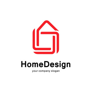 家居设计商标概念图片