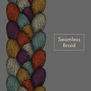 编织纠缠无缝编织纹理照片