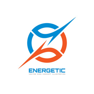 锋利的标志锋利的圈子矢量 logo 模板概念插画的设计元素.