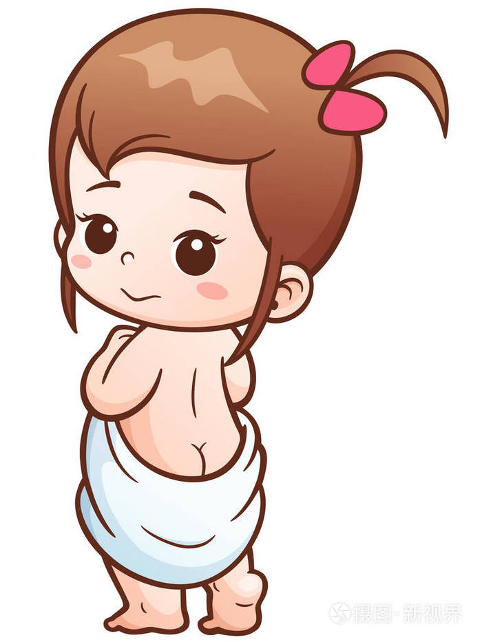 可爱的小宝贝卡通