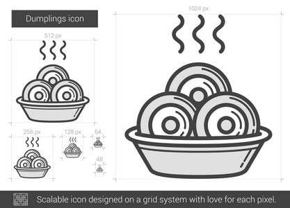 饺子线图标