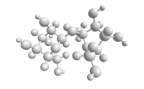 分子结构的蔗糖，3d 渲染