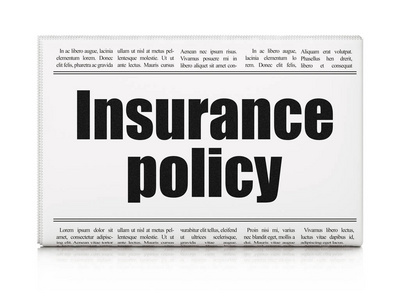 保险的概念 报纸头条保险政策