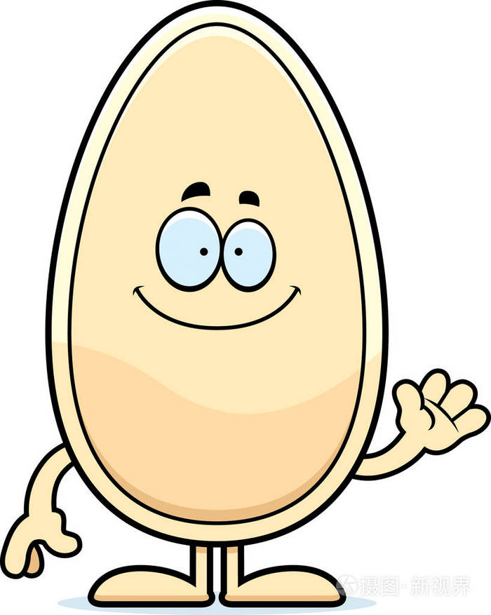 卡通种子挥舞着