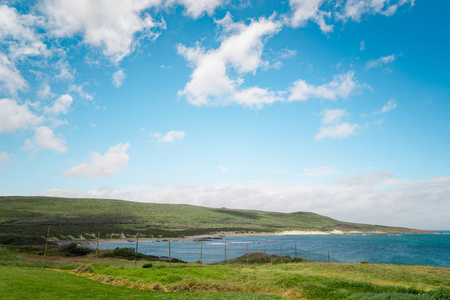 Cape Leeuwin 视图的海景