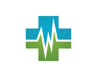健康医疗 Logo 模板矢量插图设计