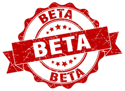 beta 版邮票。标志。密封